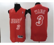 nba miami heat #3 wade red[2012 latin nights]