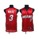 nba miami heat #3 wade red