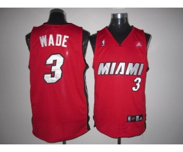 nba miami heat #3 wade red(fans edition)