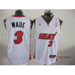 nba miami heat #3 wade white[2011 swingman revolution 30]