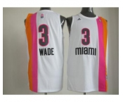 nba miami heat #3 wade white[2012 new][miami]