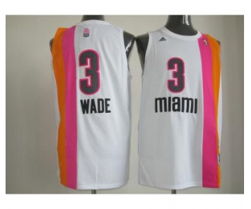 nba miami heat #3 wade white[2012 new][miami]