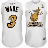 nba miami heat #3 wade white[champions].