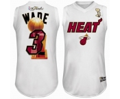 nba miami heat #3 wade white[champions]