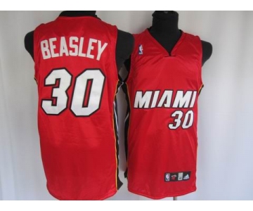 nba miami heat #30 beasley red