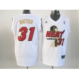 nba miami heat #31 battier white[2012 champions-1]