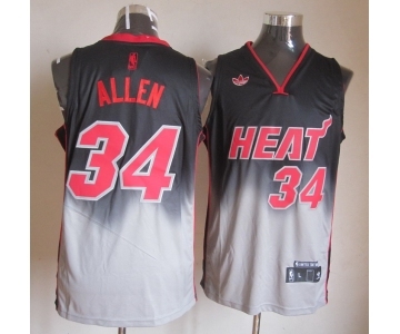 nba miami heat #34 allen black-grey[2012 limited]