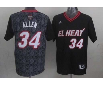 nba miami heat #34 allen black-grey[2014 new]