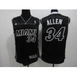 nba miami heat #34 allen black(full black)[miami]