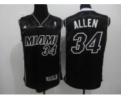 nba miami heat #34 allen black(full black)[miami]