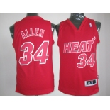 nba miami heat #34 allen red[fullred]