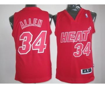 nba miami heat #34 allen red[fullred]