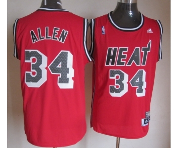 nba miami heat #34 allen red[m&n]