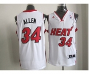 nba miami heat #34 allen white[revolution 30 swingman]