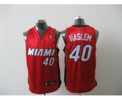 nba miami heat #40 haslem red