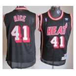 nba miami heat #41 rice black[m&n]