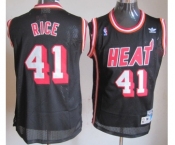 nba miami heat #41 rice black[m&n]