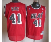 nba miami heat #41 rice red[m&n]