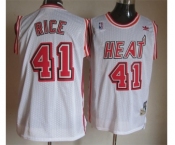 nba miami heat #41 rice white[fans edition]