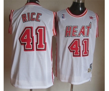 nba miami heat #41 rice white[fans edition]