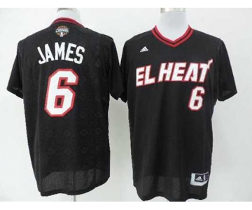 nba miami heat #6 james black[2014 new]