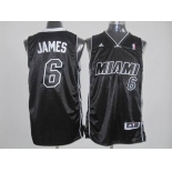 nba miami heat #6 james black(full black)[miami]