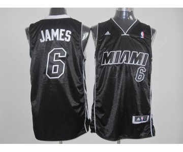 nba miami heat #6 james black(full black)[miami]