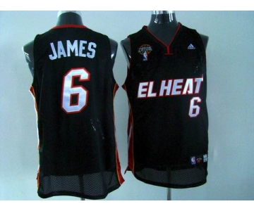 nba miami heat #6 james black[latin nights swingman]