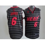 nba miami heat #6 james grey[black strip]