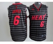 nba miami heat #6 james grey[black strip]