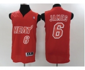 nba miami heat #6 james red[2012 latin nights]