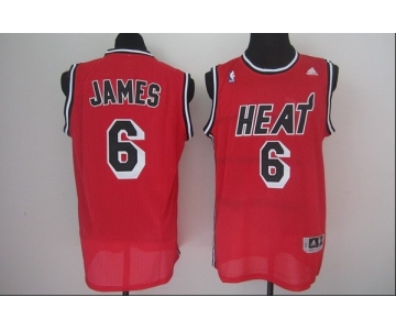 nba miami heat #6 james red[m&n]