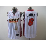 nba miami heat #6 james white[2011 finals memorial edition]