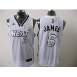 nba miami heat #6 james white[swingman full white]