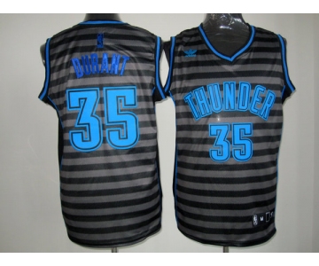 nba oklahoma city thunder #35 durant grey[black strip]