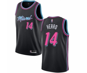 Women's Miami Heat #14 Tyler Herro Swingman Black Basketball Jersey - City Edition