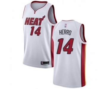 Women's Miami Heat #14 Tyler Herro Swingman White Basketball Jersey - Association Edition