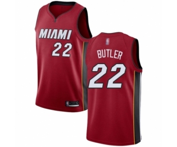 Women's Miami Heat #22 Jimmy Butler Swingman Red Basketball Jersey Statement Edition