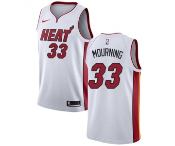 Women's Miami Heat #33 Alonzo Mourning Swingman Basketball Jersey - Association Edition