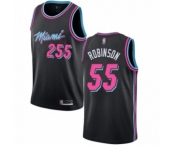 Women's Miami Heat #55 Duncan Robinson Swingman Black Basketball Jersey - City Edition