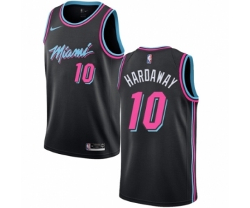 Women's Nike Miami Heat #10 Tim Hardaway Swingman Black NBA Jersey - City Edition