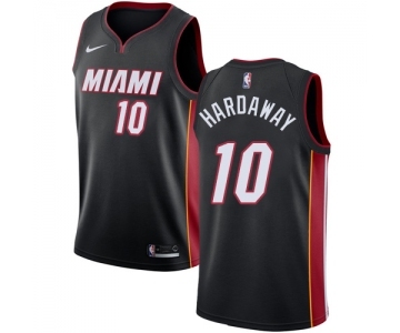 Women's Nike Miami Heat #10 Tim Hardaway Swingman Black Road NBA Jersey - Icon Edition