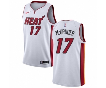 Women's Nike Miami Heat #17 Rodney McGruder Authentic White NBA Jersey - Association Edition