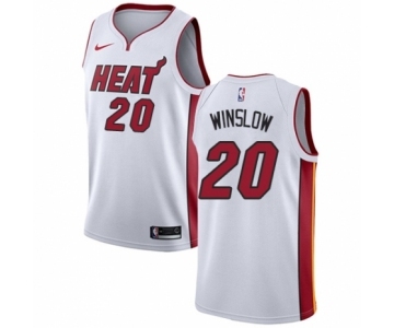 Women's Nike Miami Heat #20 Justise Winslow Swingman NBA Jersey - Association Edition