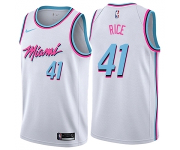 Women's Nike Miami Heat #41 Glen Rice Swingman White NBA Jersey - City Edition