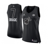 Women's Nike Miami Heat #7 Goran Dragic Swingman Black 2018 All-Star Game NBA Jersey