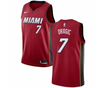 Women's Nike Miami Heat #7 Goran Dragic Swingman Red NBA Jersey Statement Edition