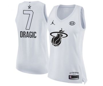 Women's Nike Miami Heat #7 Goran Dragic Swingman White 2018 All-Star Game NBA Jersey