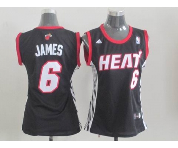 women nba miami heat #6 james black