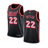 Youth Miami Heat #22 Jimmy Butler Authentic Black Fashion Hardwood Classics Basketball Jersey